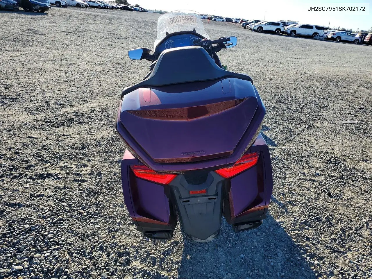 2025 Honda Gl1800 D VIN: JH2SC7951SK702172 Lot: 56841536