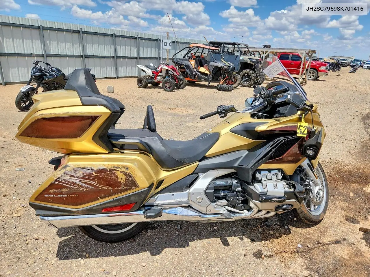 2025 Honda Gl1800 D VIN: JH2SC7959SK701416 Lot: 61142376