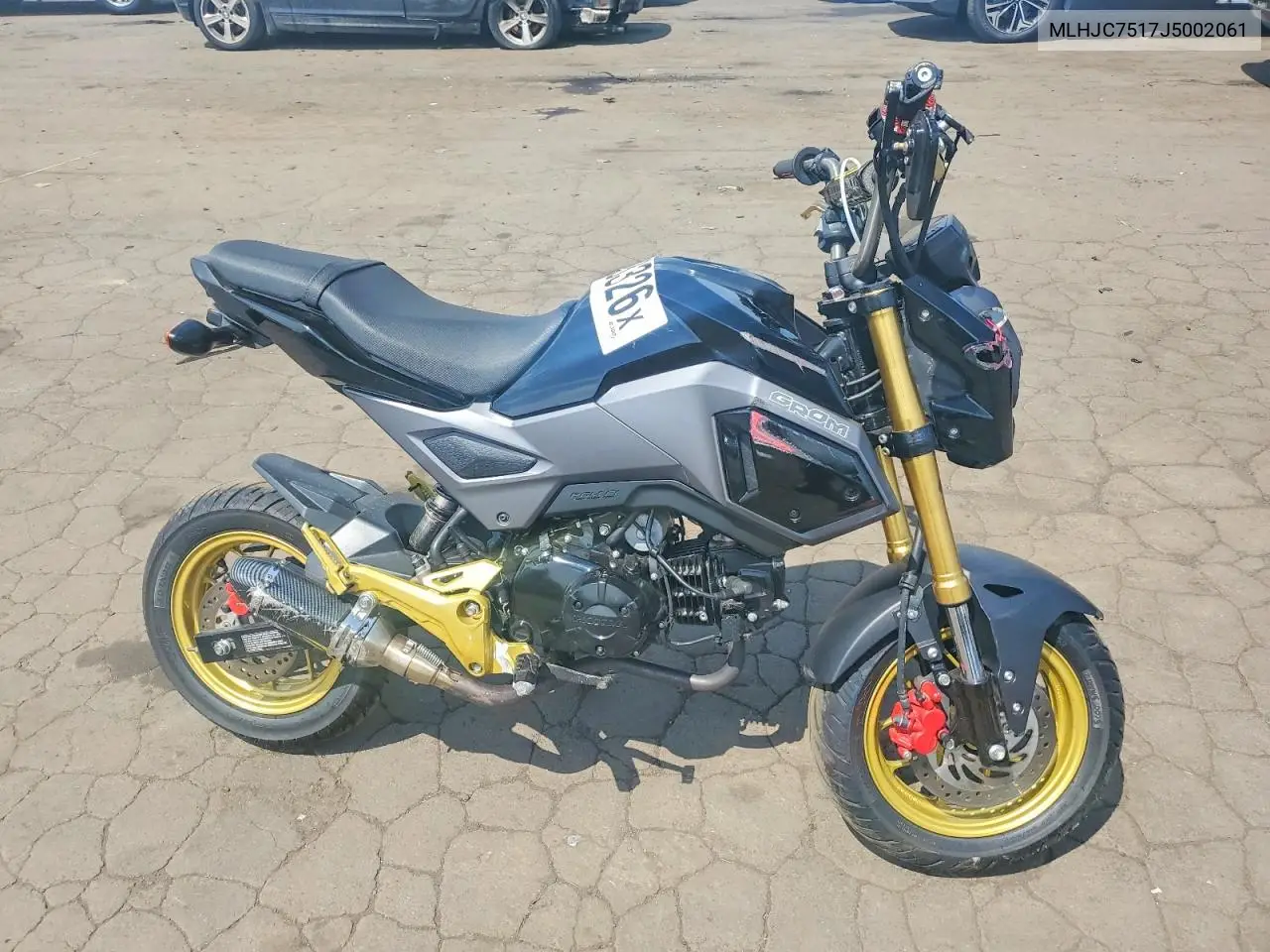 2018 Honda Grom VIN: MLHJC7517J5002061 Lot: 56143326