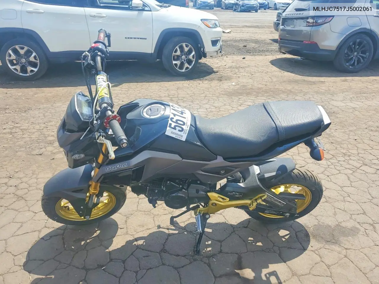 2018 Honda Grom VIN: MLHJC7517J5002061 Lot: 56143326
