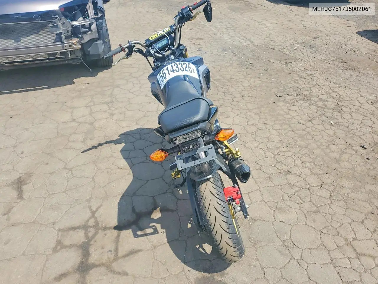 2018 Honda Grom VIN: MLHJC7517J5002061 Lot: 56143326