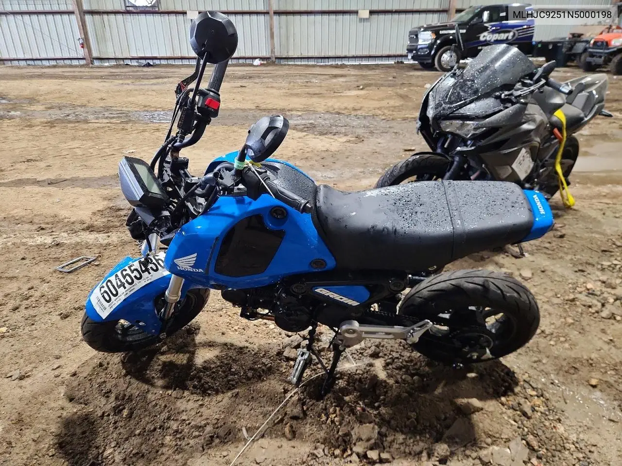 2022 Honda Grom A VIN: MLHJC9251N5000198 Lot: 60465436