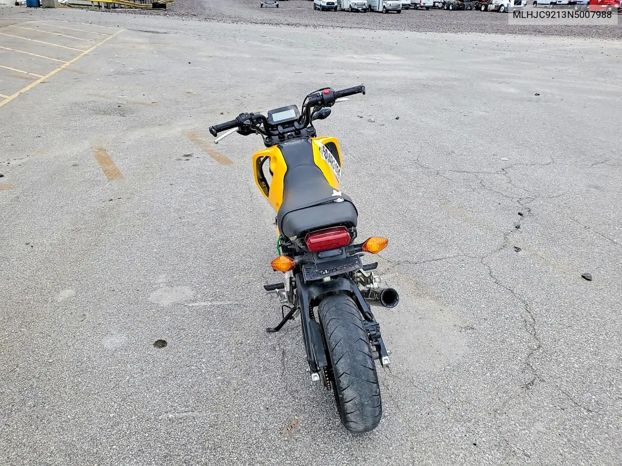 2022 Honda Grom 125 VIN: MLHJC9213N5007988 Lot: 60481436
