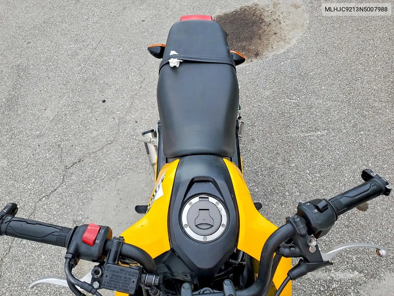 2022 Honda Grom 125 VIN: MLHJC9213N5007988 Lot: 60481436