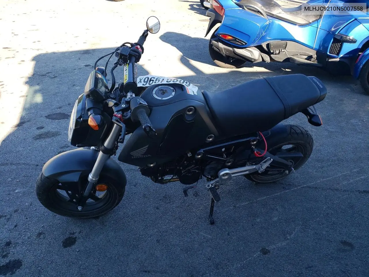 2022 Honda Grom 125 VIN: MLHJC9210N5007558 Lot: 60991996