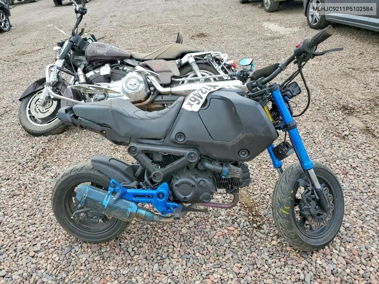 2023 Honda Msx125A VIN: MLHJC9211P5102584 Lot: 58741246