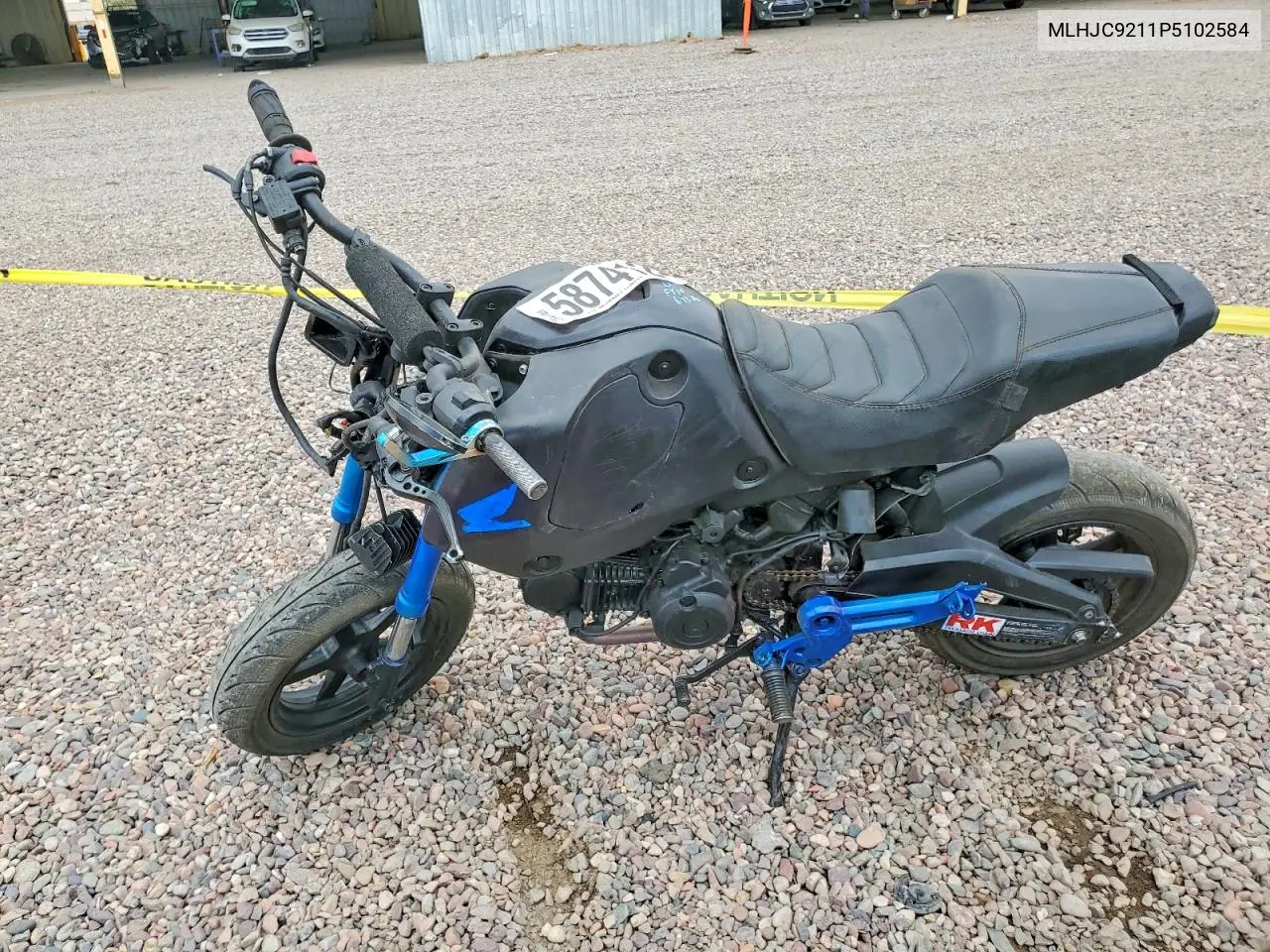 2023 Honda Msx125A VIN: MLHJC9211P5102584 Lot: 58741246