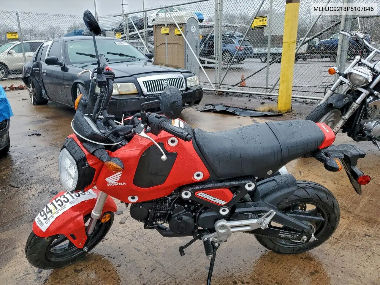 2023 Honda Grom 125 VIN: MLHJC9218P5107846 Lot: 94153135