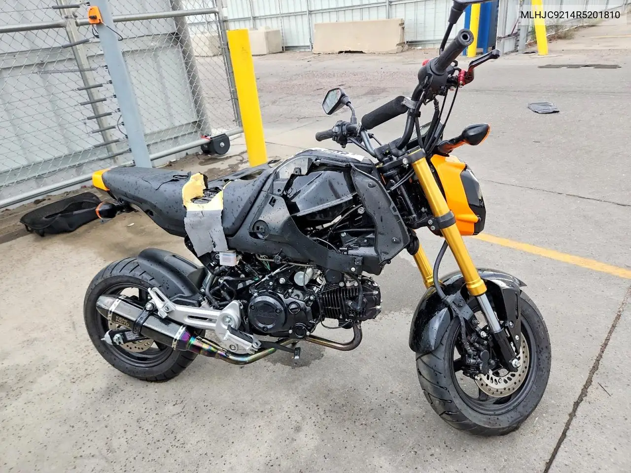 2024 Honda Grom 125 VIN: MLHJC9214R5201810 Lot: 60204206