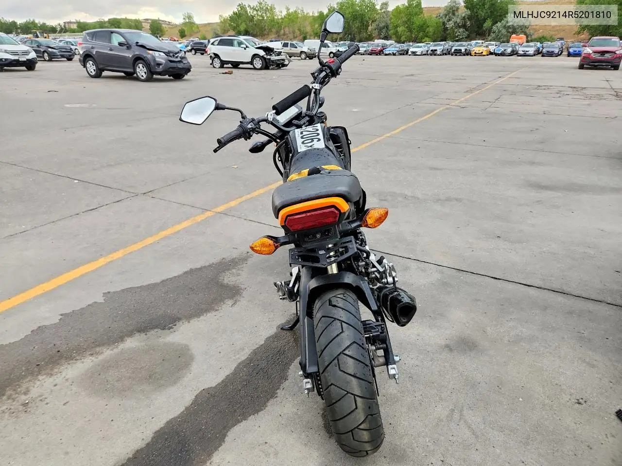 2024 Honda Grom 125 VIN: MLHJC9214R5201810 Lot: 60204206