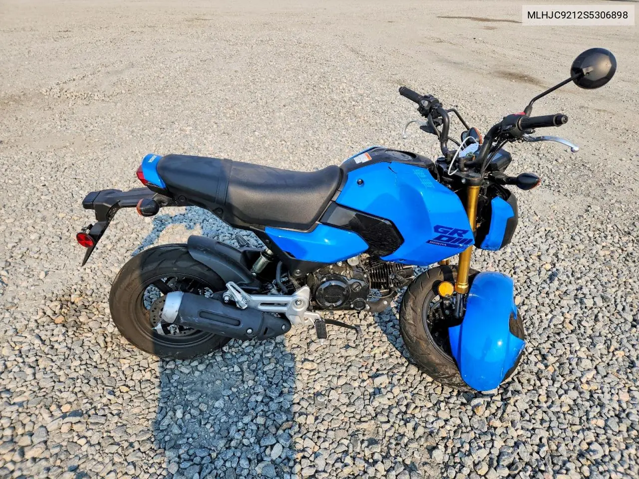 2025 Honda Grom 125 VIN: MLHJC9212S5306898 Lot: 60189586