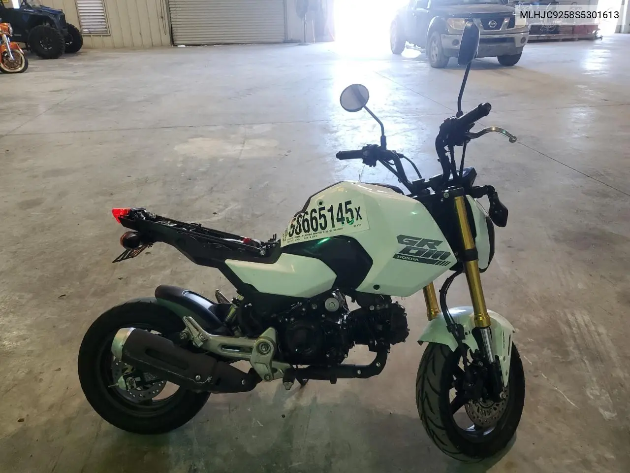 2025 Honda Grom A VIN: MLHJC9250S5301637 Lot: 68665145