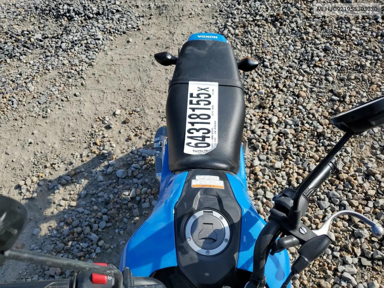 2025 Honda Grom 125 VIN: MLHJC9219S5303030 Lot: 74259105