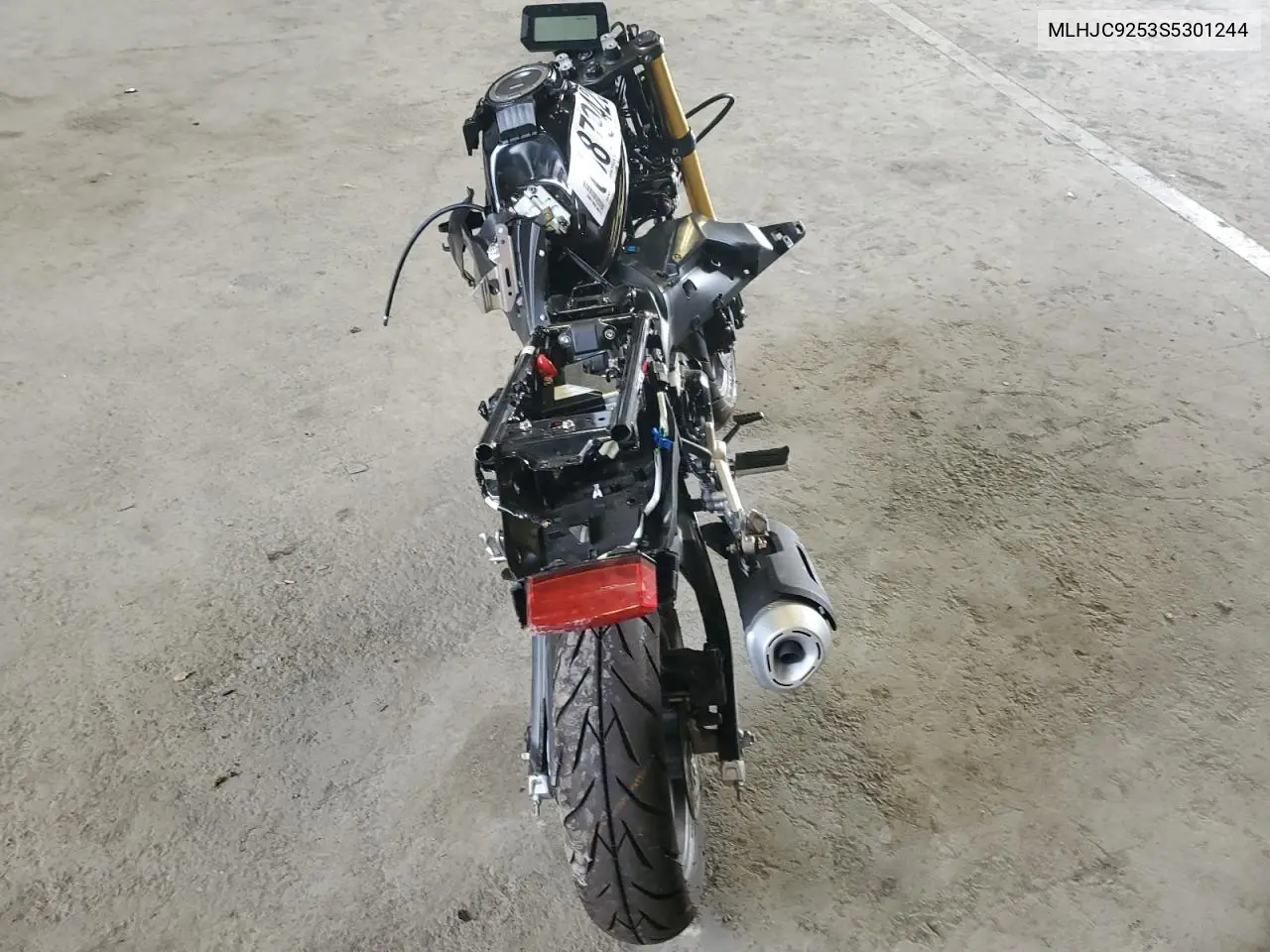 2025 Honda Grom A VIN: MLHJC9253S5301244 Lot: 96978175