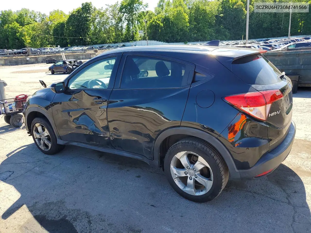2016 Honda Hr-V Exl VIN: 3CZRU6H73GM741566 Lot: 56596786