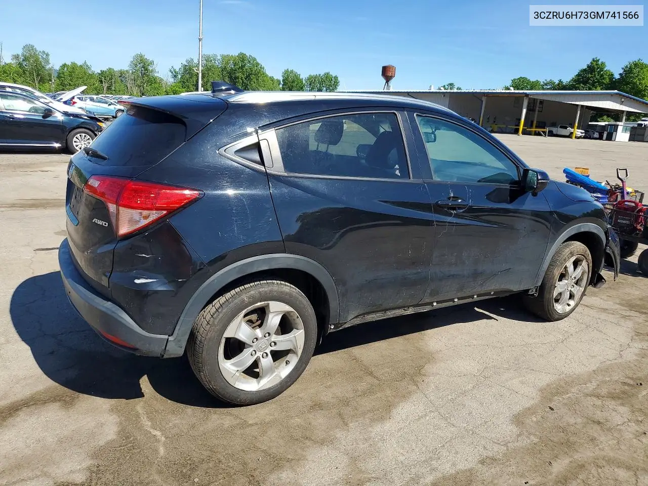 2016 Honda Hr-V Exl VIN: 3CZRU6H73GM741566 Lot: 56596786