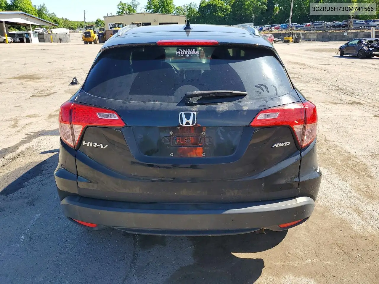 2016 Honda Hr-V Exl VIN: 3CZRU6H73GM741566 Lot: 56596786