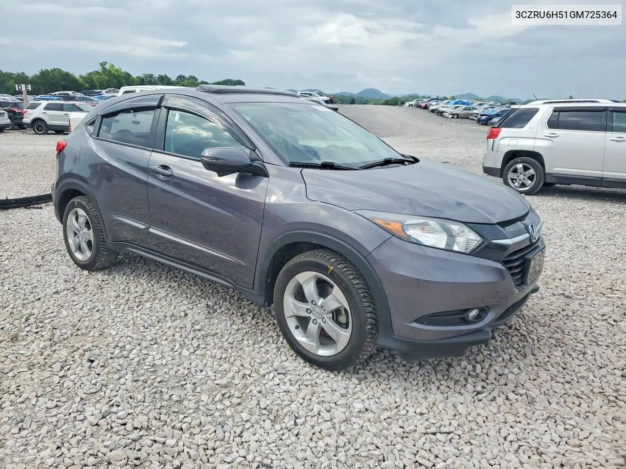 2016 Honda Hr-V Ex VIN: 3CZRU6H51GM725364 Lot: 57602846