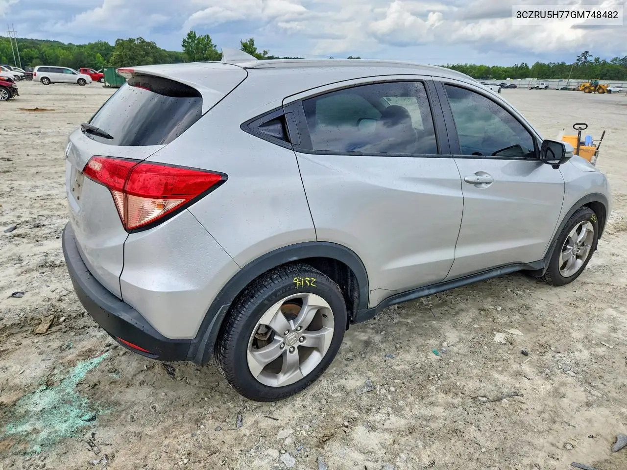 2016 Honda Hr-V Exl VIN: 3CZRU5H77GM748482 Lot: 58051956