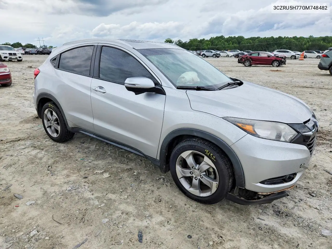 2016 Honda Hr-V Exl VIN: 3CZRU5H77GM748482 Lot: 58051956