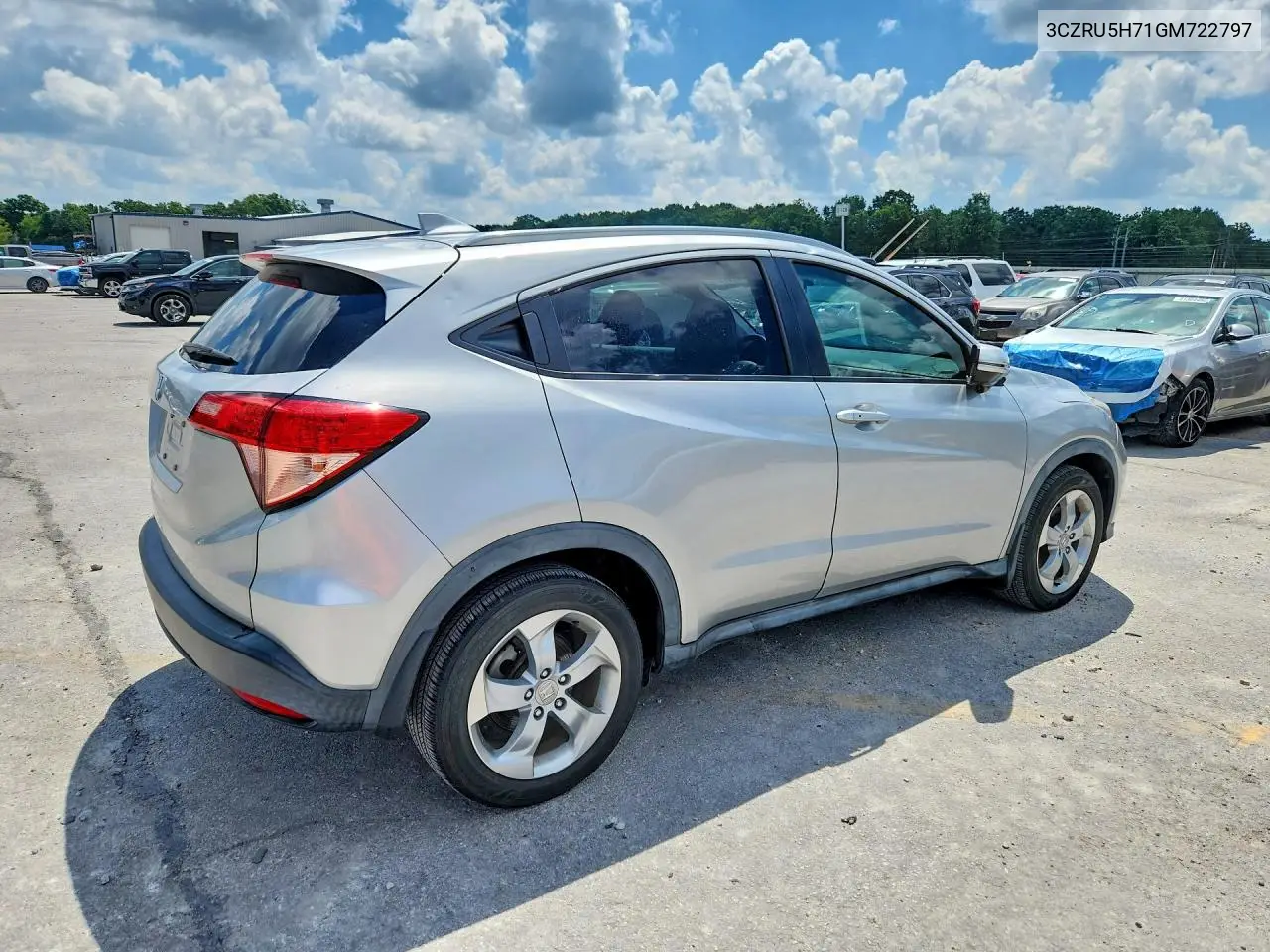 2016 Honda Hr-V Exl VIN: 3CZRU5H71GM722797 Lot: 59141176