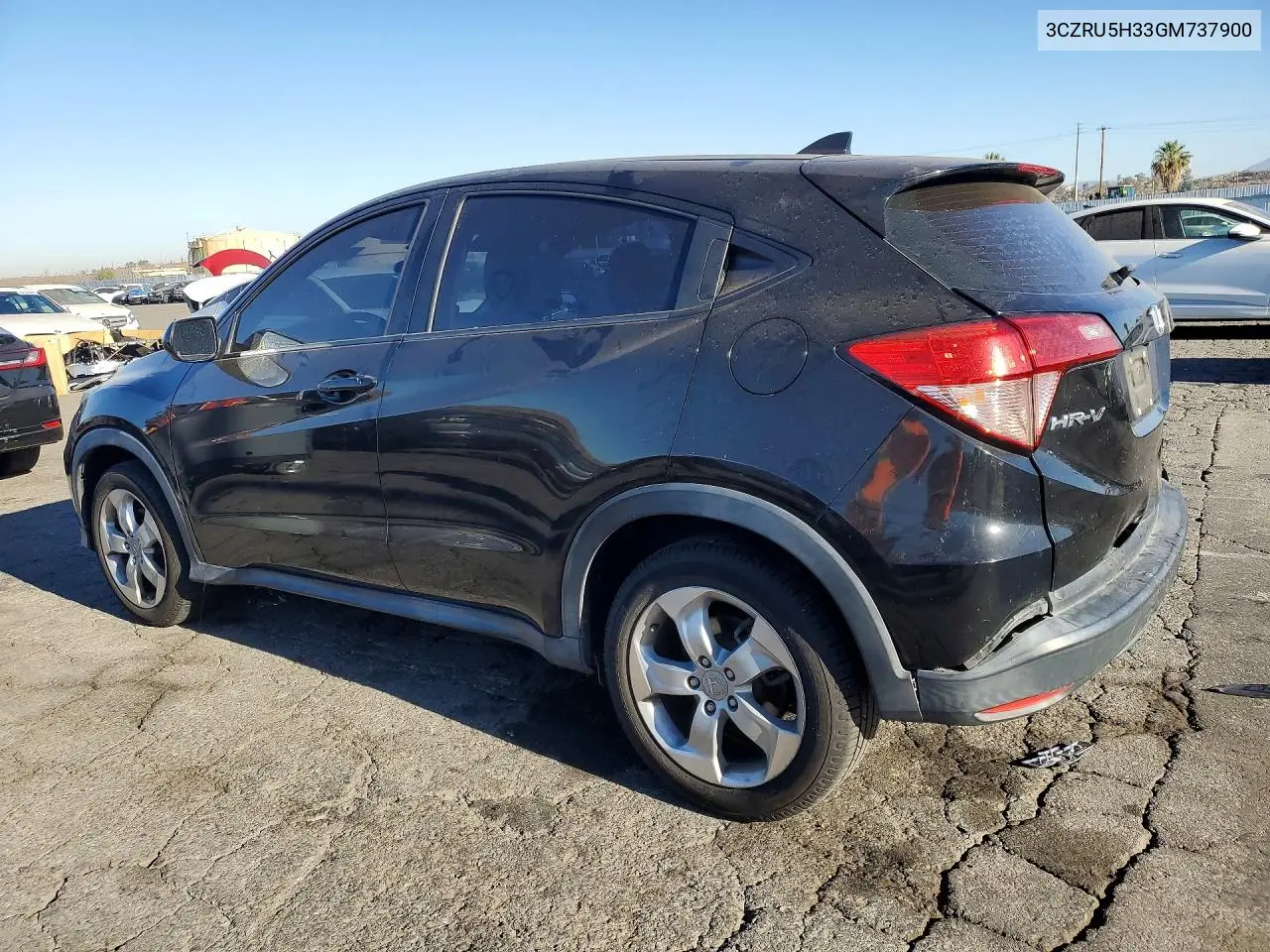 2016 Honda Hr-V Lx VIN: 3CZRU5H33GM737900 Lot: 59400656
