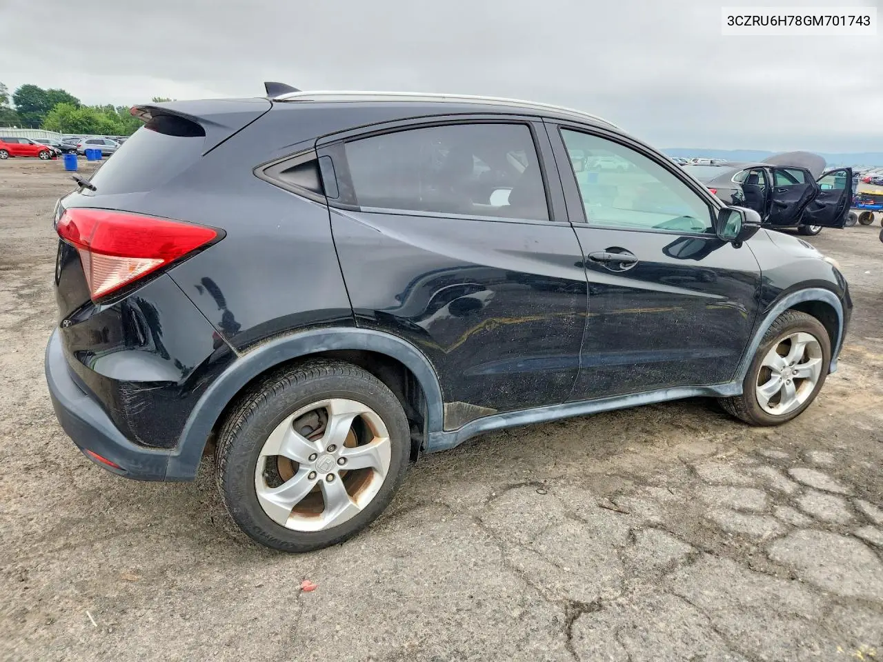 2016 Honda Hr-V Exl VIN: 3CZRU6H78GM701743 Lot: 59739656