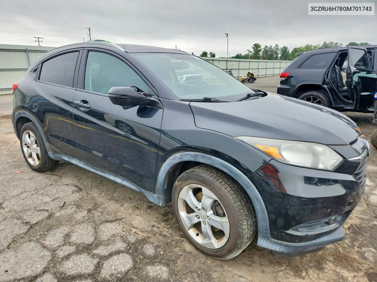 2016 Honda Hr-V Exl VIN: 3CZRU6H78GM701743 Lot: 59739656