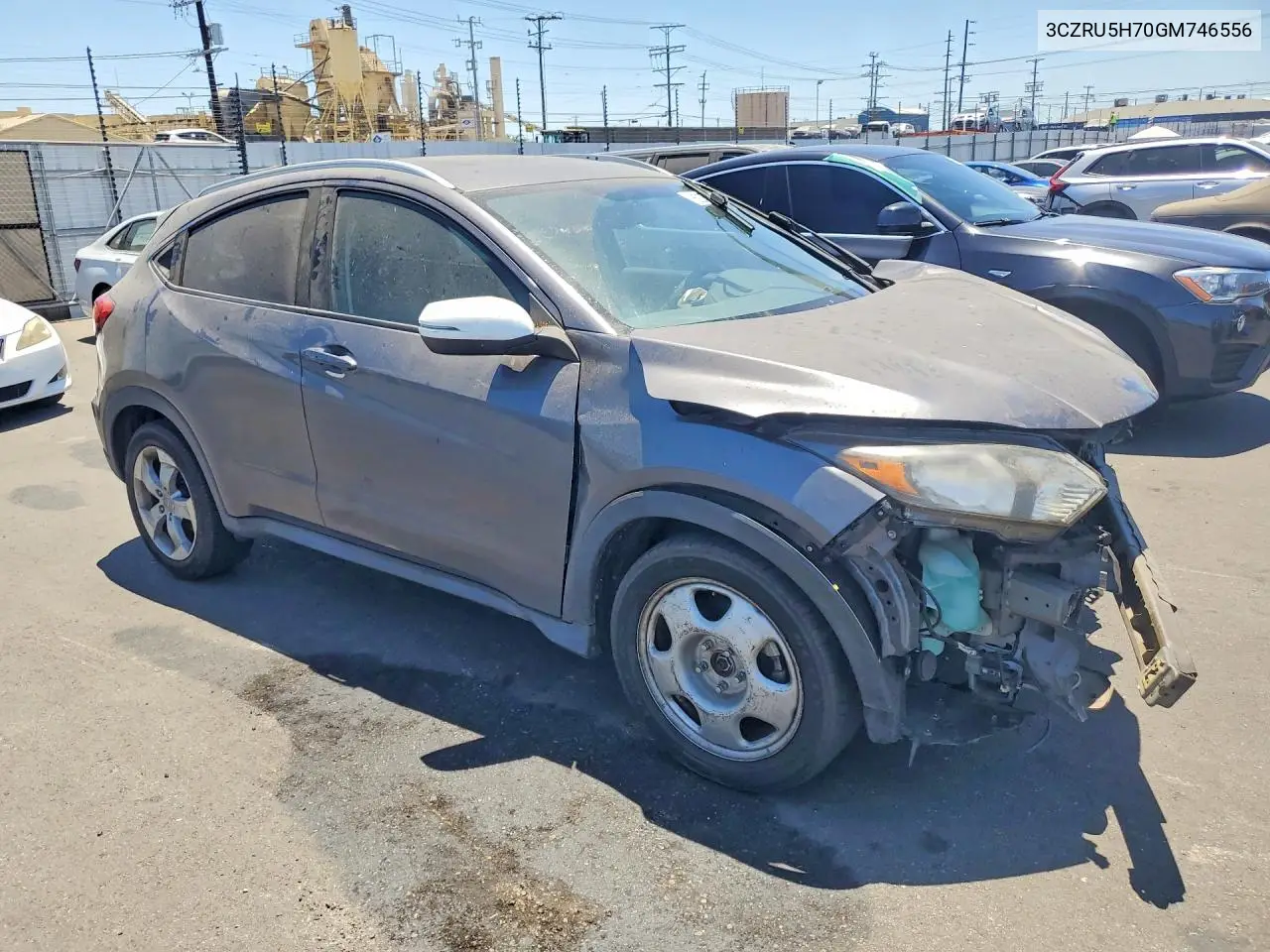 2016 Honda Hr-V Exl VIN: 3CZRU5H70GM746556 Lot: 60079226