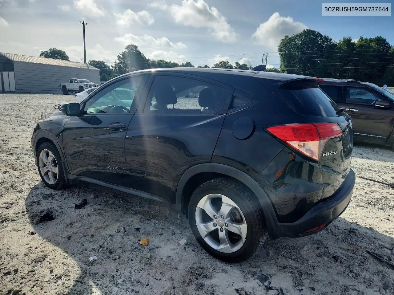 2016 Honda Hr-V Ex VIN: 3CZRU5H59GM737644 Lot: 60163676