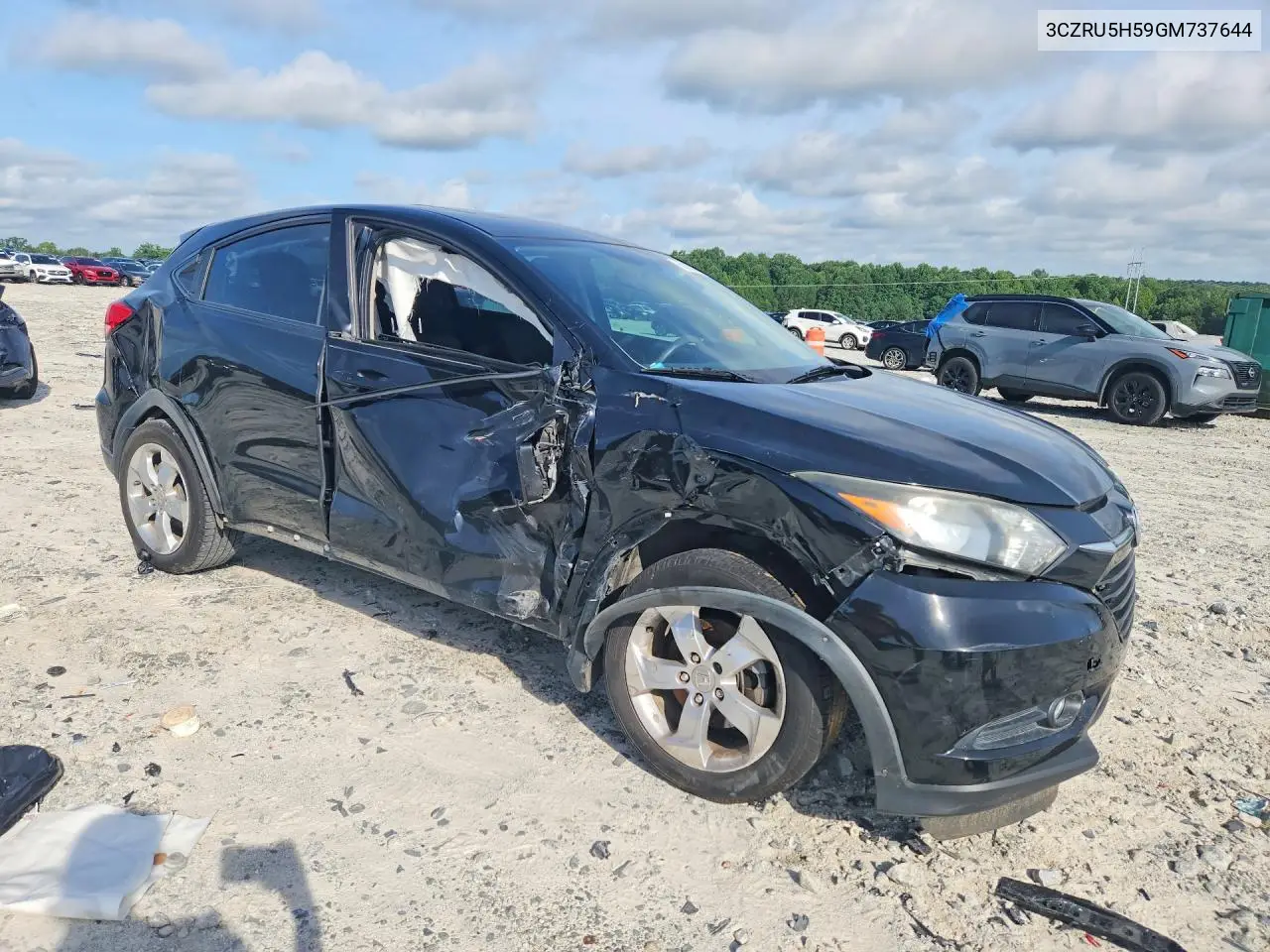 2016 Honda Hr-V Ex VIN: 3CZRU5H59GM737644 Lot: 60163676