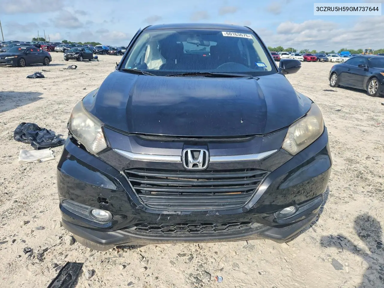 2016 Honda Hr-V Ex VIN: 3CZRU5H59GM737644 Lot: 60163676