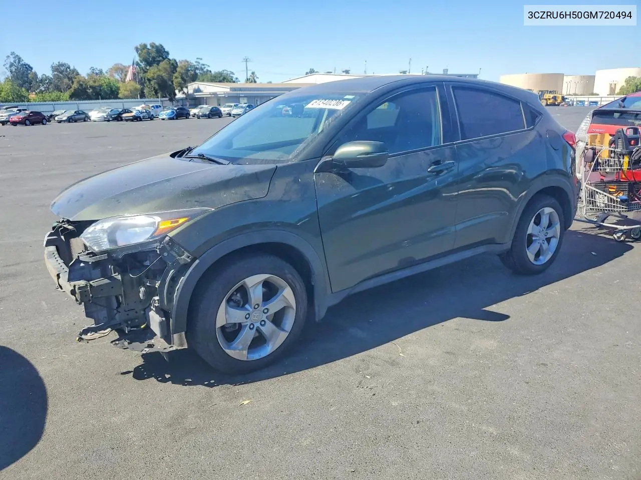 2016 Honda Hr-V Ex VIN: 3CZRU6H50GM720494 Lot: 61340206