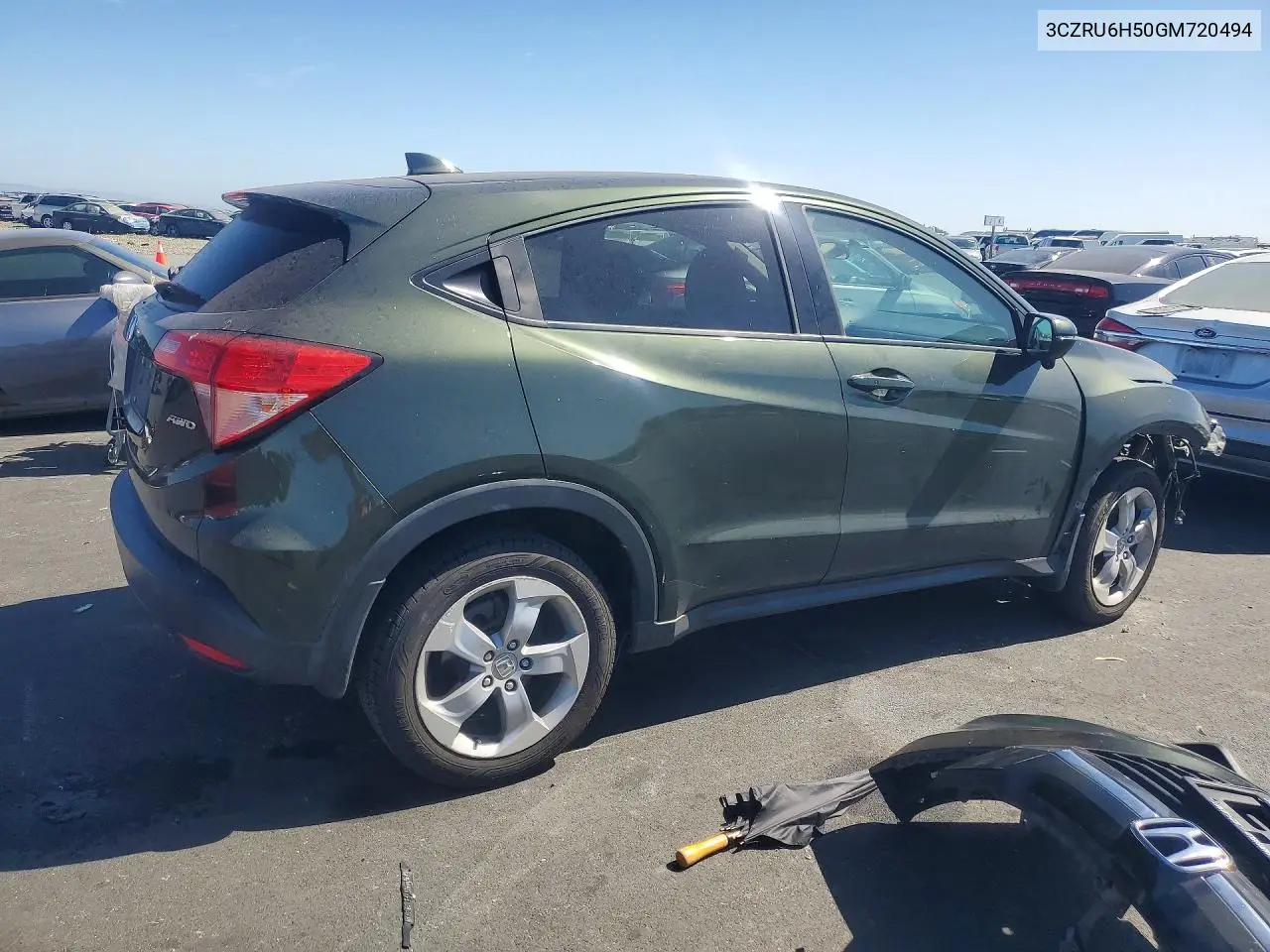 2016 Honda Hr-V Ex VIN: 3CZRU6H50GM720494 Lot: 61340206