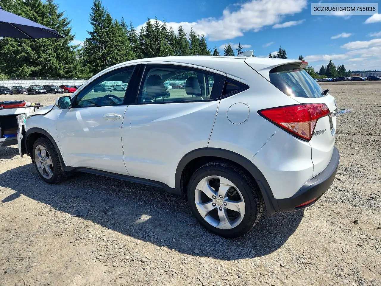 2016 Honda Hr-V Lx VIN: 3CZRU6H34GM755036 Lot: 61369986