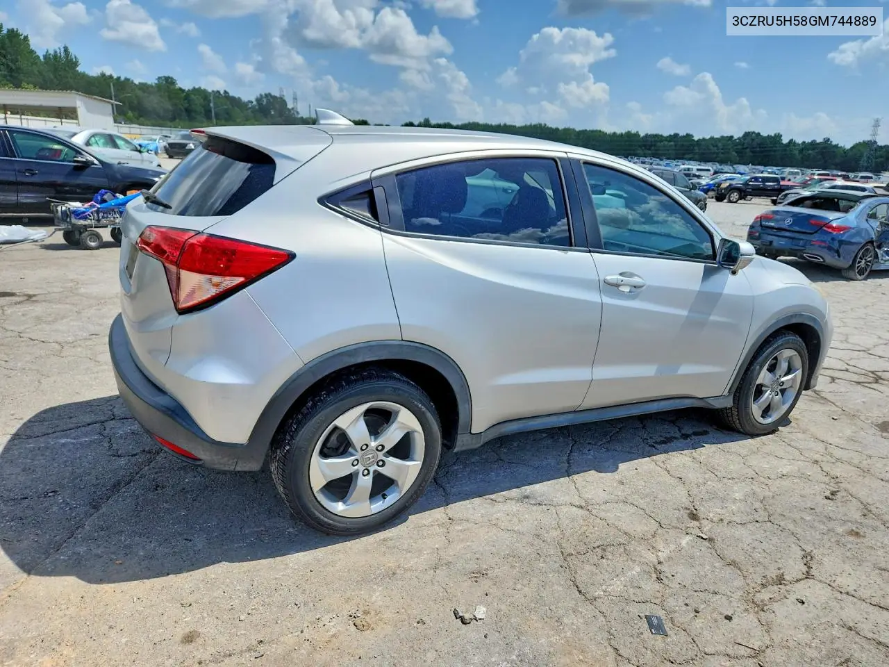 2016 Honda Hr-V Ex VIN: 3CZRU5H58GM744889 Lot: 61787776