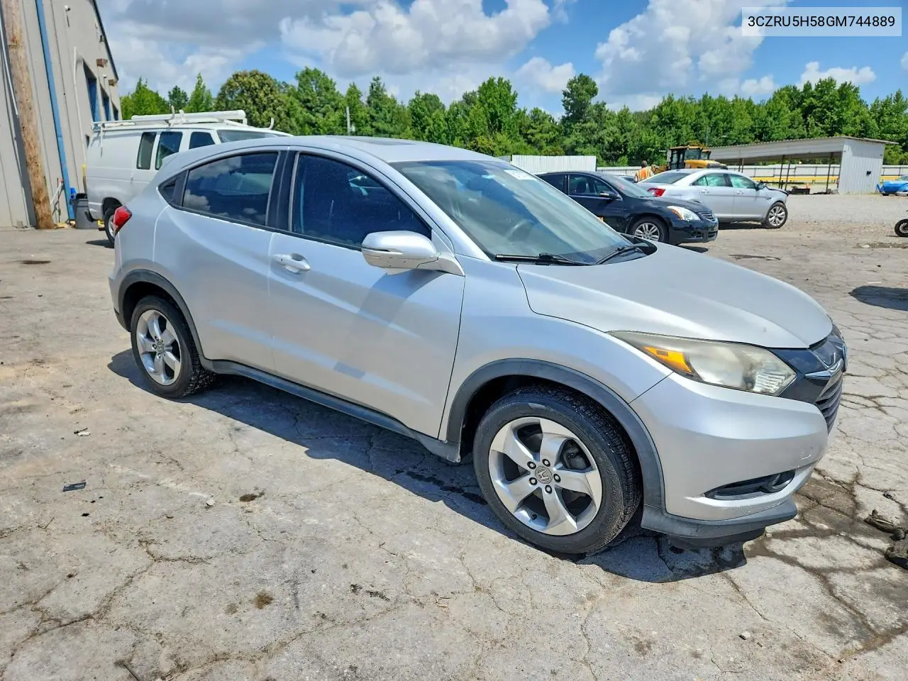 2016 Honda Hr-V Ex VIN: 3CZRU5H58GM744889 Lot: 61787776