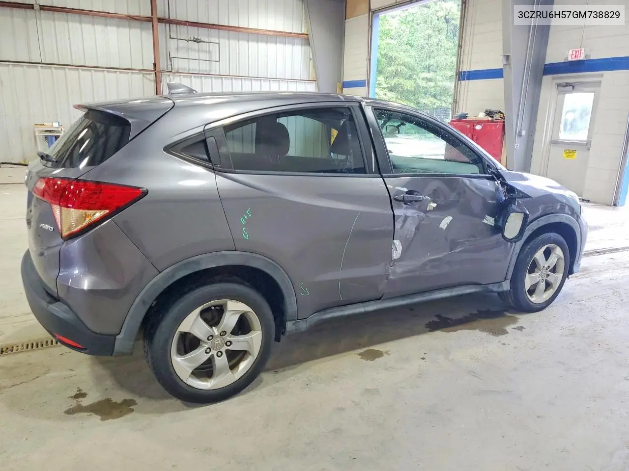2016 Honda Hr-V Ex VIN: 3CZRU6H57GM738829 Lot: 61954406