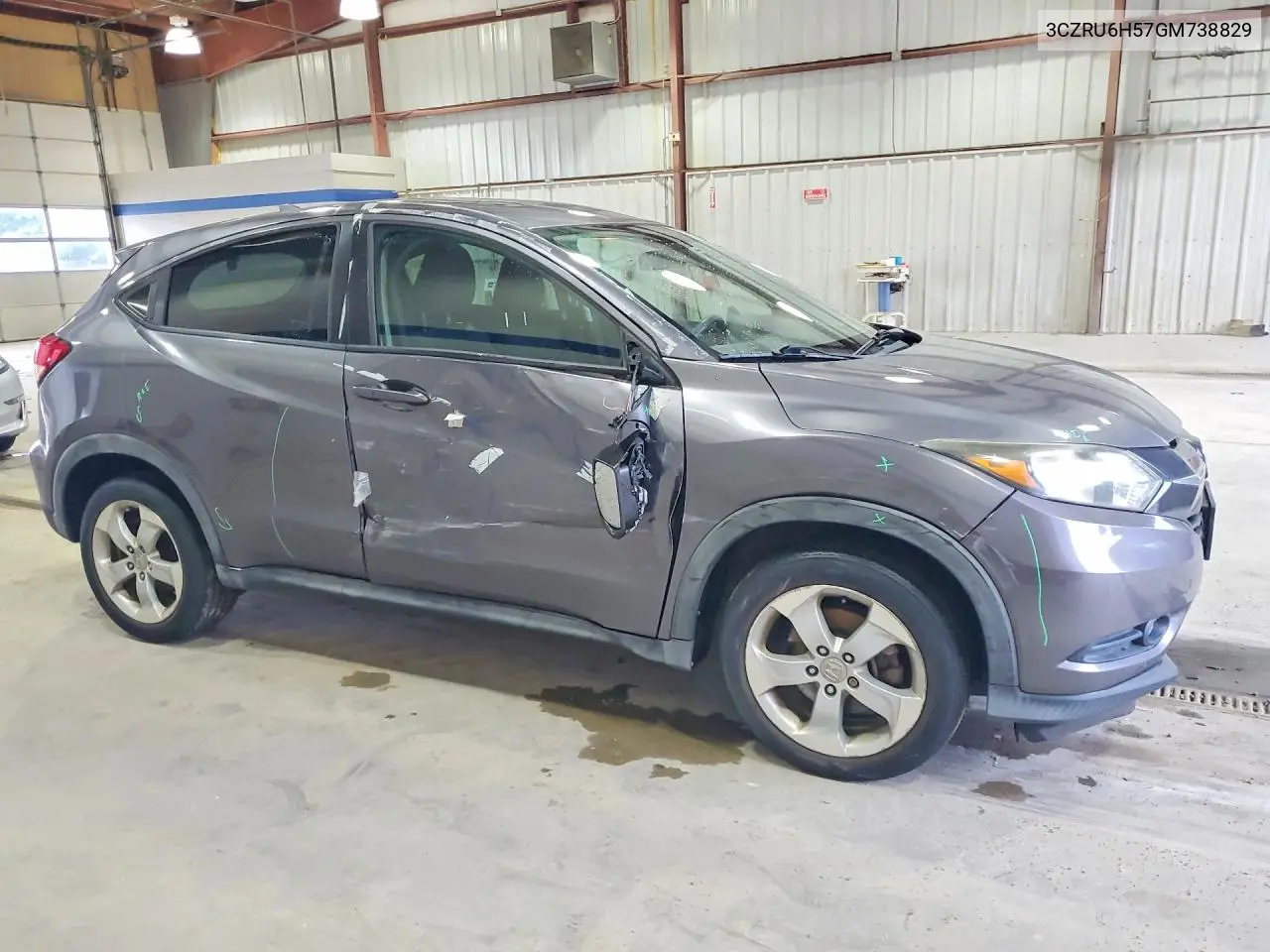 2016 Honda Hr-V Ex VIN: 3CZRU6H57GM738829 Lot: 61954406