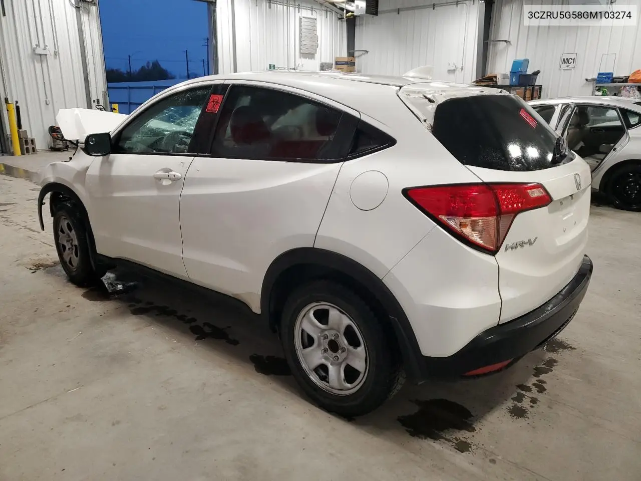 3CZRU5G58GM103274 2016 Honda Hr-V Ex