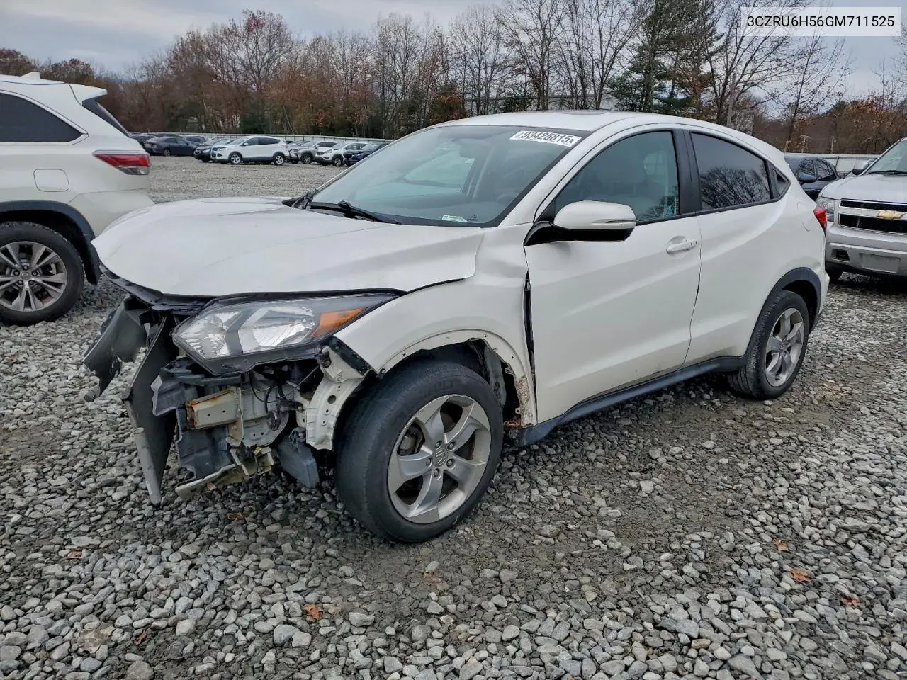 3CZRU6H56GM711525 2016 Honda Hr-V Ex