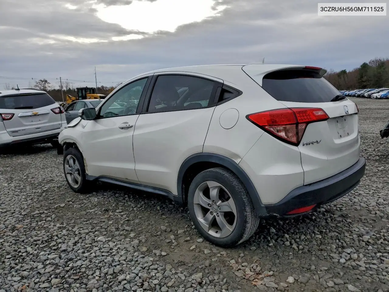 3CZRU6H56GM711525 2016 Honda Hr-V Ex