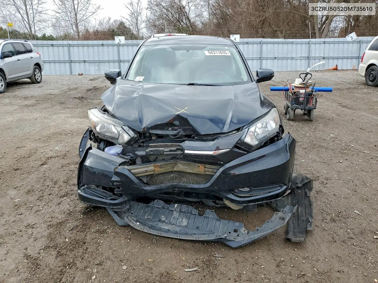 3CZRU5G52GX735610 2016 Honda Hr-V Ex