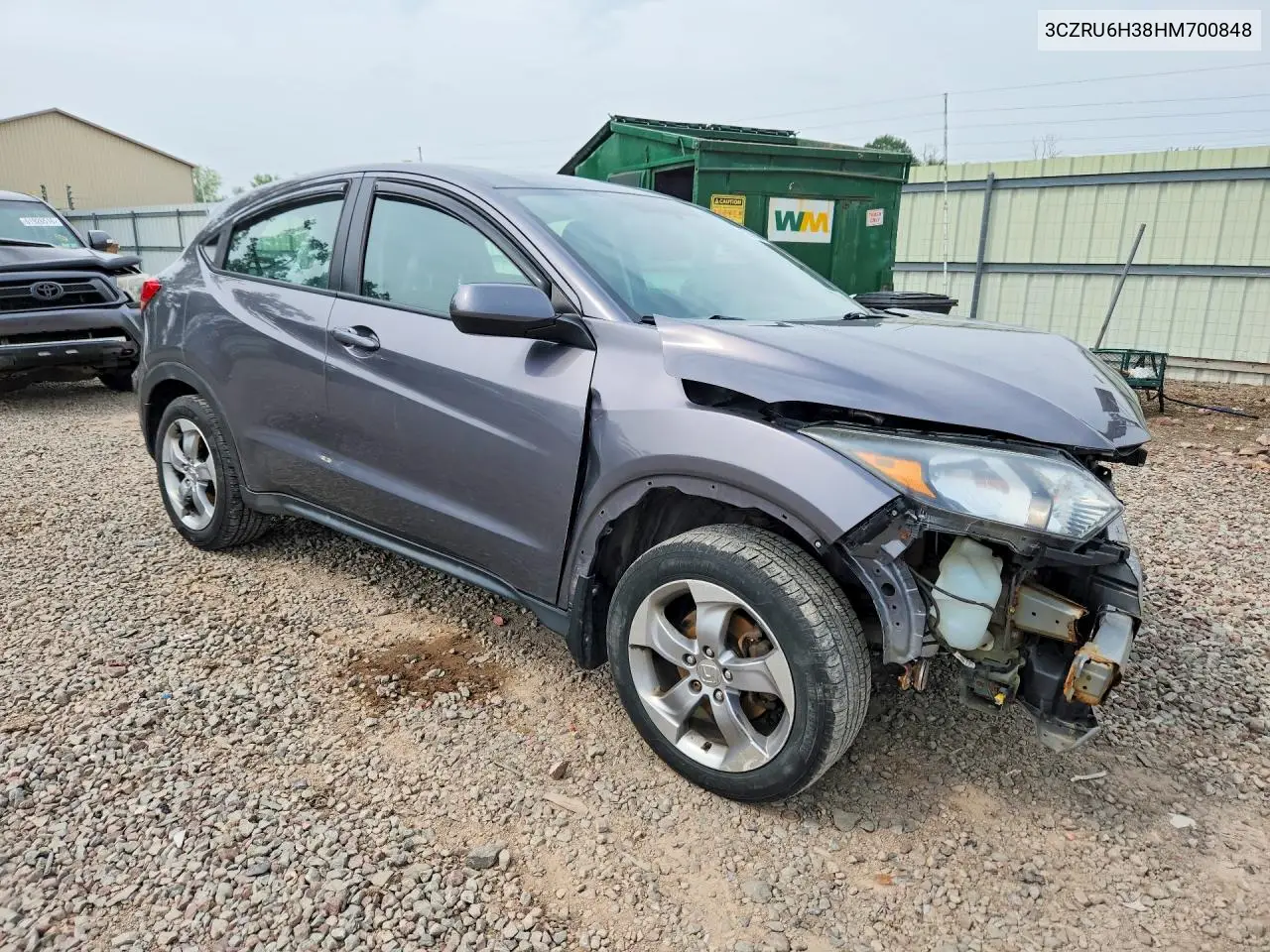 3CZRU6H38HM700848 2017 Honda Hr-V Lx