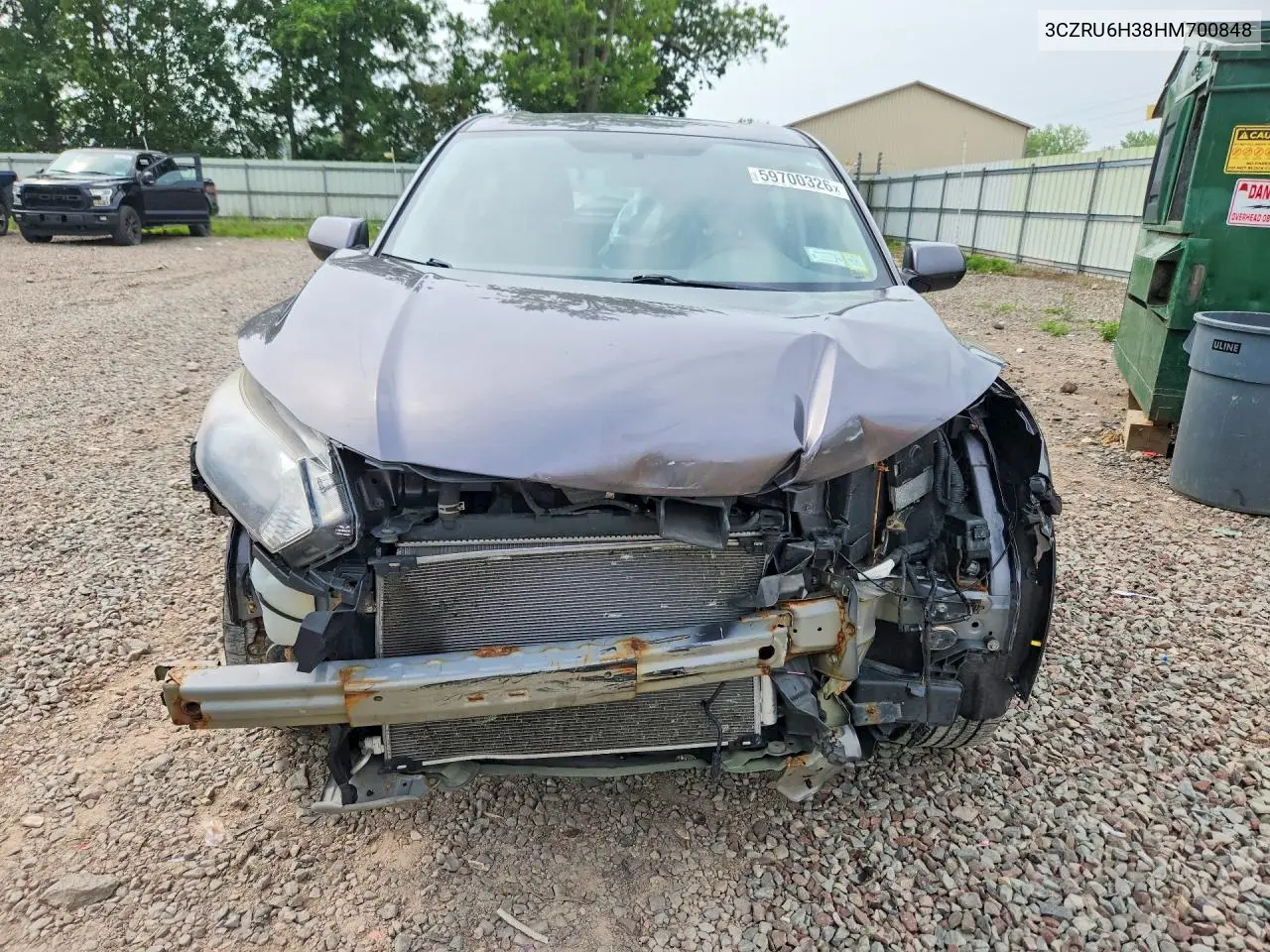 3CZRU6H38HM700848 2017 Honda Hr-V Lx
