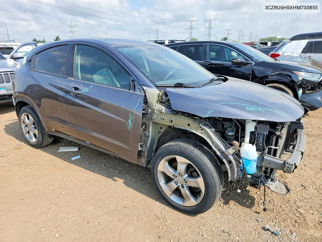 2017 Honda Hr-V Ex VIN: 3CZRU6H5XHM730855 Lot: 61027976