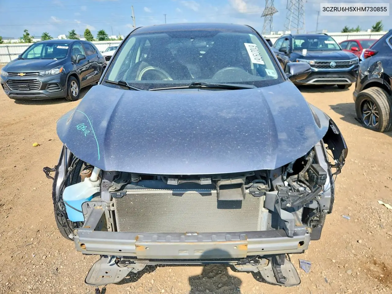2017 Honda Hr-V Ex VIN: 3CZRU6H5XHM730855 Lot: 61027976