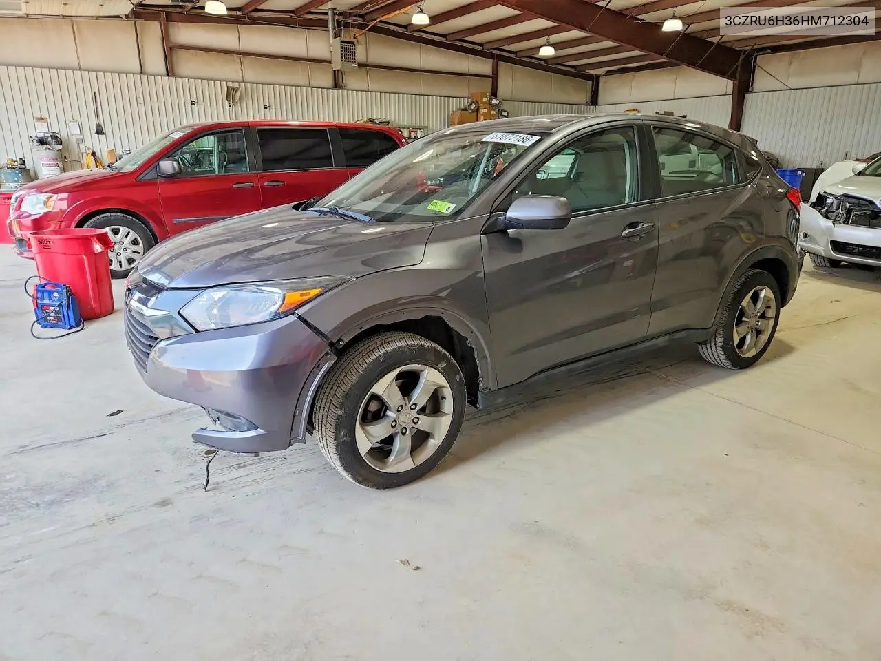 2017 Honda Hr-V Lx VIN: 3CZRU6H36HM712304 Lot: 61072186