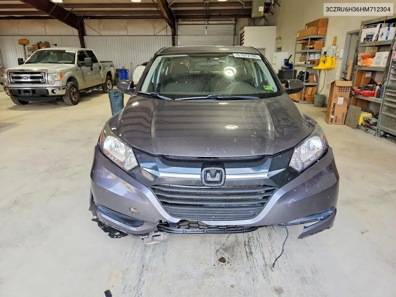 2017 Honda Hr-V Lx VIN: 3CZRU6H36HM712304 Lot: 61072186
