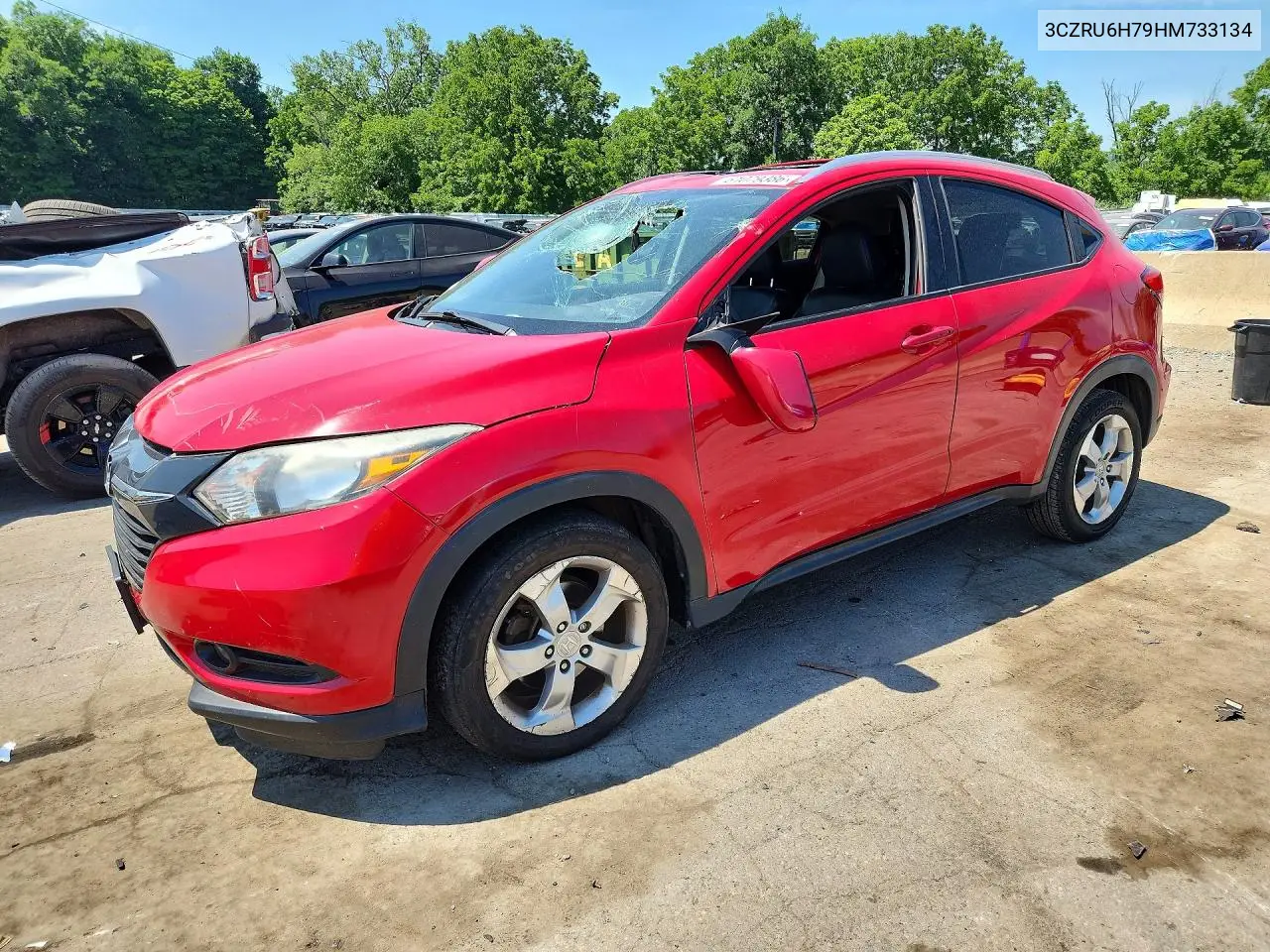 2017 Honda Hr-V Exl VIN: 3CZRU6H79HM733134 Lot: 61079386